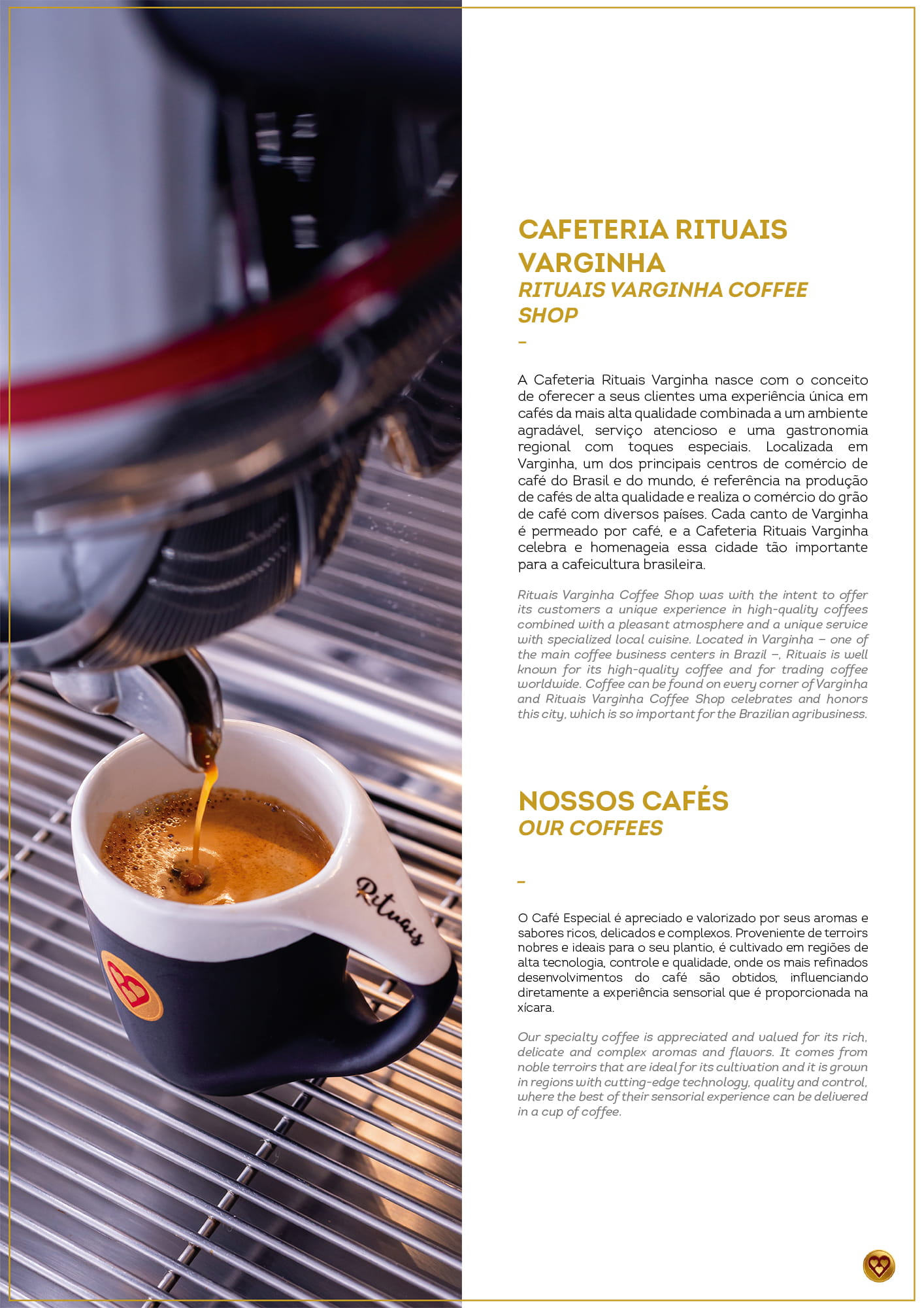 Cardápio Cafeteria Rituais